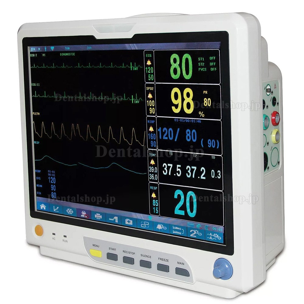 COMTEC® CMS9200患者モニタメモリやミニSDメモリーカード内蔵
